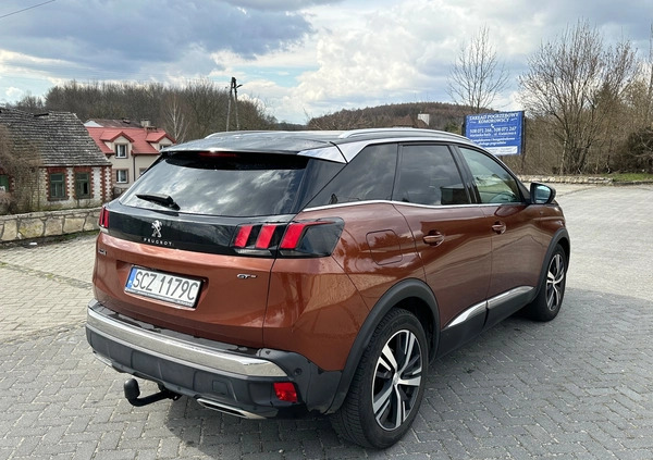 Peugeot 3008 cena 83600 przebieg: 184000, rok produkcji 2016 z Częstochowa małe 154